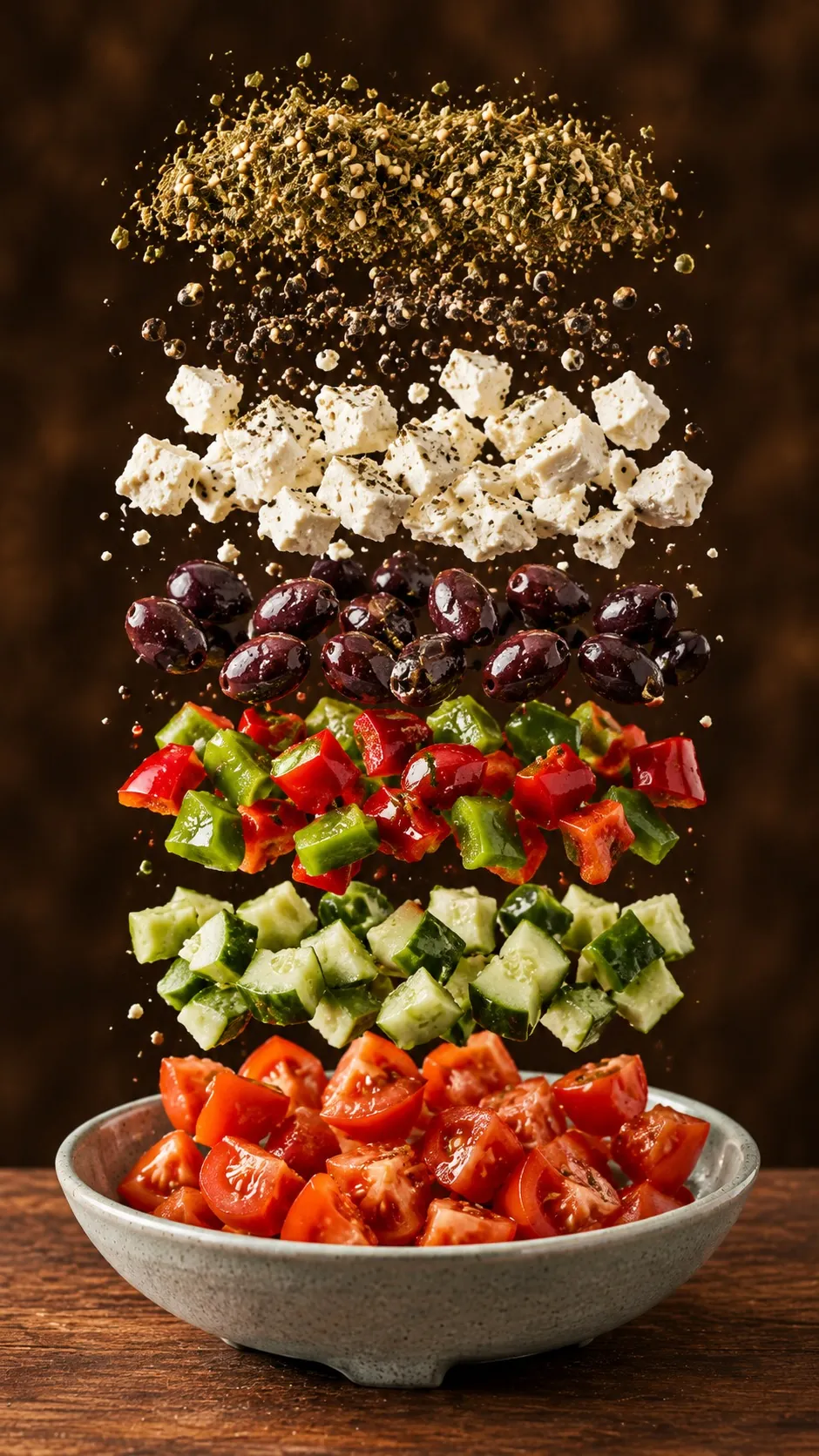 Salade grecque — Tout ce qu'il y a dessus