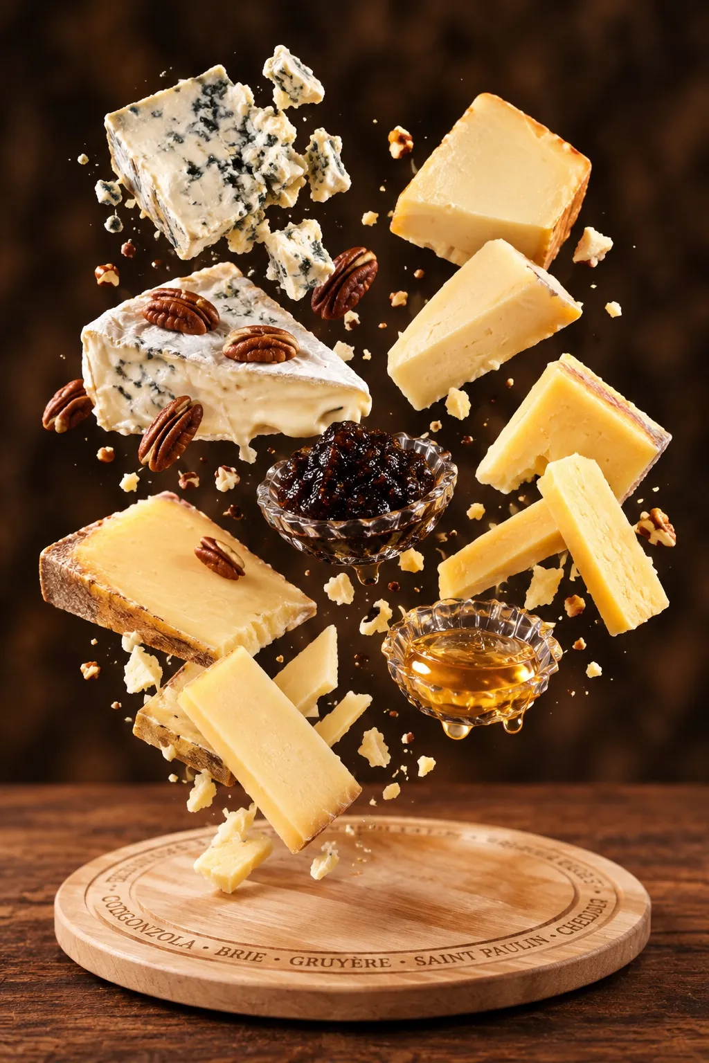 Plateau de fromages variés 500 g (pour ~15 personnes) — Tout ce qu'il y a dessus