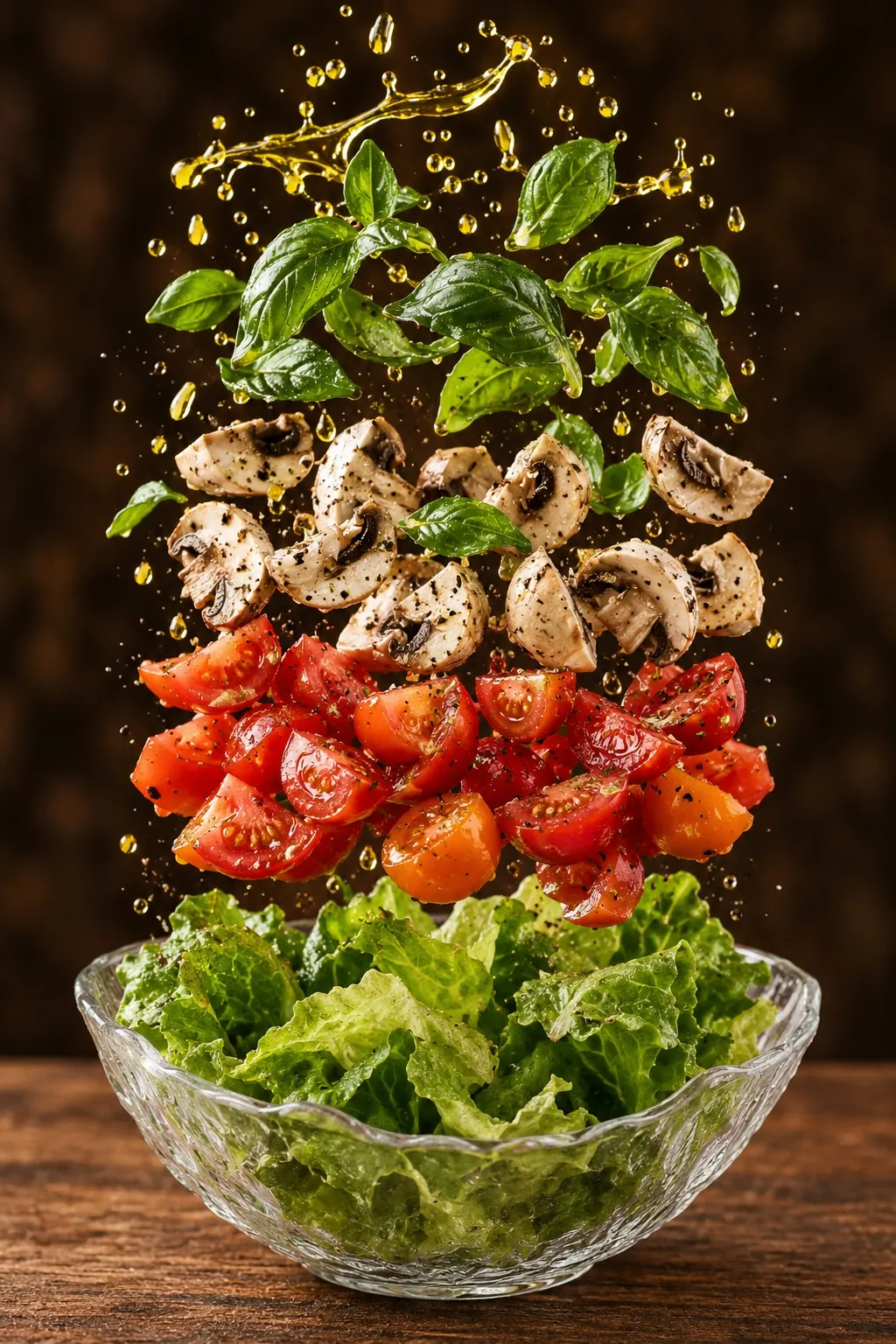 Salade fraîche — Tout ce qu'il y a dessus